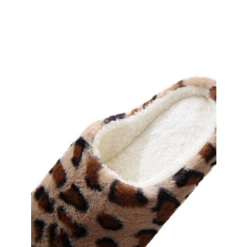 Γυναικείες παντόφλες Fuzzy House Memory Foam, παπούτσια υπνοδωματίου με επένδυση από γούνα 2