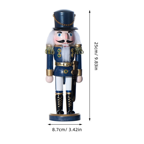 Blue Nutcracker Figure for Family 1Pack 10.8x3.8in 1