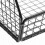 Black Stainless Steel Kitchen Wall Basket Space Saving Organizer 5