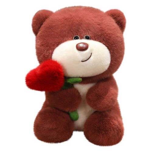 Κούκλα εξομολόγησης Rose Bear για την ημέρα του Αγίου Βαλεντίνου για παιδιά και 1