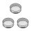 3Pcs Kitchen Stainless Steel Fine Mesh Round Sieve Convenient Strainer 4