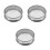 3Pcs Kitchen Stainless Steel Fine Mesh Round Sieve Convenient Strainer 6