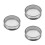 3Pcs Kitchen Stainless Steel Fine Mesh Round Sieve Convenient Strainer 7