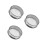 3Pcs Kitchen Stainless Steel Fine Mesh Round Sieve Convenient Strainer 8