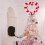 Heart Tree Topper Ornament Red Felt Ball 1pc 6