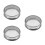 3Pcs Kitchen Stainless Steel Fine Mesh Round Sieve Convenient Strainer 9