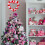 Heart Tree Topper Ornament Red Felt Ball 1pc 8