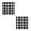 80Pcs Black Plastic Baby Clothes Clips Lightweight Versatile Home Use 3