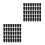 80Pcs Black Plastic Baby Clothes Clips Lightweight Versatile Home Use 4