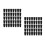 80Pcs Black Plastic Baby Clothes Clips Lightweight Versatile Home Use 6