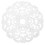 Fan Ceiling Medallion Openwork Carving Ceiling Medallion White 1Set 12.2In 6