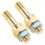 2PCS Studs Side Post Battery Terminal Adapter Bolt Standard Battery Side Post Extender Studs Brass and Long 4