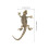Brass Lizard Figurine Desktop Ornament 2