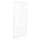 2Pcs White Metal Freezer Dividers for Adjustable Fridge Organization 2