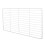 2Pcs White Metal Freezer Dividers for Adjustable Fridge Organization 3