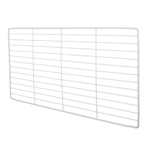 2Pcs White Metal Freezer Dividers for Adjustable Fridge Organization 2