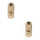 2Pcs Multipurpose Golden Copper Invisible Foldable Hinges for Doors 6