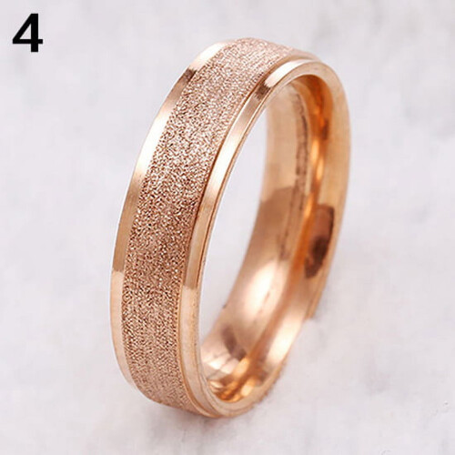 Stainless Steel Matte Round Ring 6mm 1
