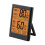 Easily Readable Indoor Temperature Humidity Gauge with Magnet Mounting 3