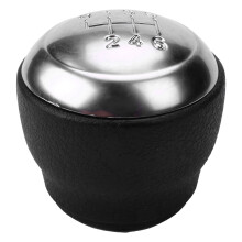 6 Speed Car Mt Leather Gear Shift Knob Lever Shifter Handle Stick for for Santa Fe for K5