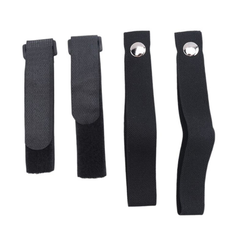 Rear Window Roll  Snap Straps & Soft Top Sunrider Straps, for   2007-2019, Black