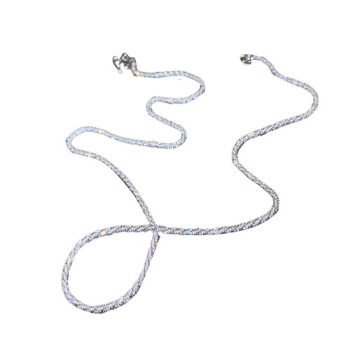 Silver Plated Thin Clavicle Necklace for Women 1