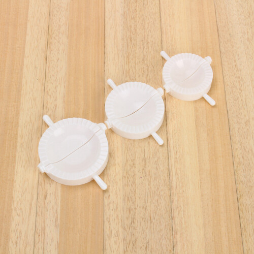 Polypropylene Dough Press For Smooth Shape Pasta Pockets, Authentic Homemade Convenient Dumpling Making Kit With Decorative Crimped Edge For Easy 2