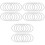 36St Wit Plastic Craft Hoops Voor Dreamcatcher DIY En Mandala Creaties 3