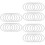 36St Wit Plastic Craft Hoops Voor Dreamcatcher DIY En Mandala Creaties 6