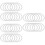 36St Wit Plastic Craft Hoops Voor Dreamcatcher DIY En Mandala Creaties 7