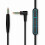 Cabo de áudio de 3,5 mm para 2,5 mm compatível com JBL E45BT/E55BT/E65BTNC/S400BT, iPhone e Android – Com microfone 4