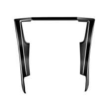 Pour Alphard/Vellfire 30 Series 2016-2023 Cadre de Navigation Cadre de Garniture D'Affichage de Commande Centrale Noir Brillant