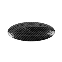 For Bronco/Bronco Sport 2021-2023 5 Inch Overlay Rear Tailgate Oval US Flag Emblem Trim (ABS Carbon Fiber)