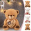 Romantic Cartoon Heart Plush Teddy Bear 25 cm 7