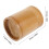 2Pièces Pot Bambou Khaki Étanche Pour Café Épices Usage 9