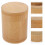 2Pièces Pot Bambou Khaki Étanche Pour Café Épices Usage 10