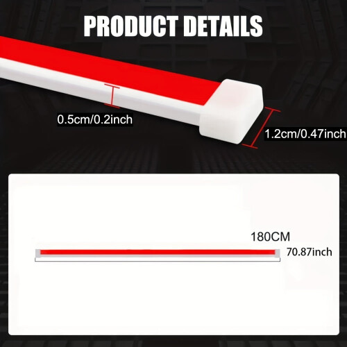(Huayusheng)--Αναβαθμίστε το όχημά σας με ένα Universal 12V, 10W Start-Scan LED φως καπό αυτοκινήτου, 1