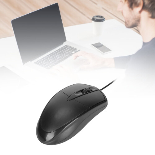 Silent Wired USB Mouse - Ergonomic Computer Mouse With High Sensor For Home, Office & School 1