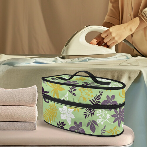 Flower and Leaf Patterns Steam Iron Case Polyester Most Iron Lightweight, Bag Only 1
