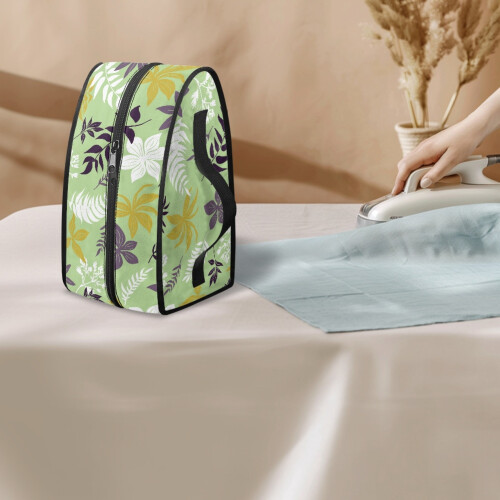 Flower and Leaf Patterns Steam Iron Case Polyester Most Iron Lightweight, Bag Only 2