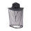 3Pcs Dark Grey Fly Net Hat Breathable Mesh for Outdoor Activities 2