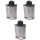 3Pcs Dark Grey Fly Net Hat Breathable Mesh for Outdoor Activities 3