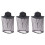 3Pcs Dark Grey Fly Net Hat Breathable Mesh for Outdoor Activities 4