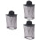 3Pcs Dark Grey Fly Net Hat Breathable Mesh for Outdoor Activities 6