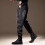 Mens Vintage Jeans, Trendy Patchwork, Washed, Loose Cuffed Style 2