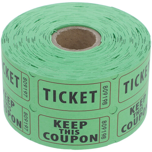 1000Pièces Billets Perforés Vert 170G Pour Récompenses Et Fêtes 1