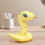 Serpente di peluche con paillettes, design realistico, 30 cm 5