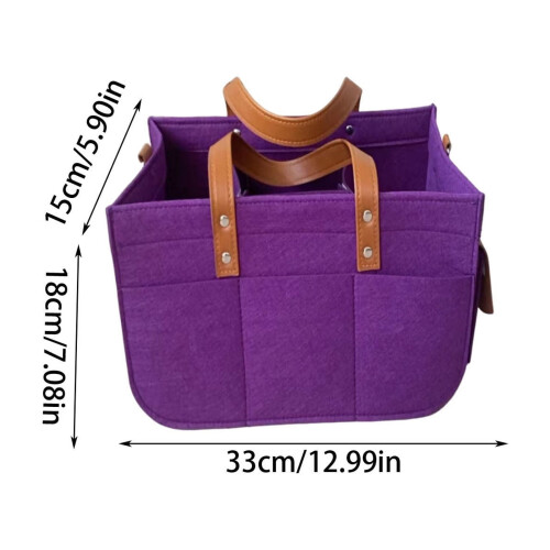 Foldable Storage Bag - Multifunctional Diaper Caddy with Removable Inserts for Organizing Baby Essentials 2