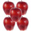 ETEREAUTY Vivid Fruit Model Artificial Red Dark Red High Density Foam 5Pcs 8