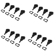 Kit di Sostituzione per Ugelli Lavavetri Parabrezza Anteriore da 16 Pezzi per per Ram 5116079AA, 4805742AB, 5303833AA